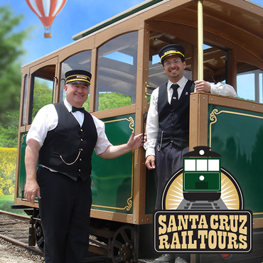 Santa Cruz Rail Tours Logo and Brochure
