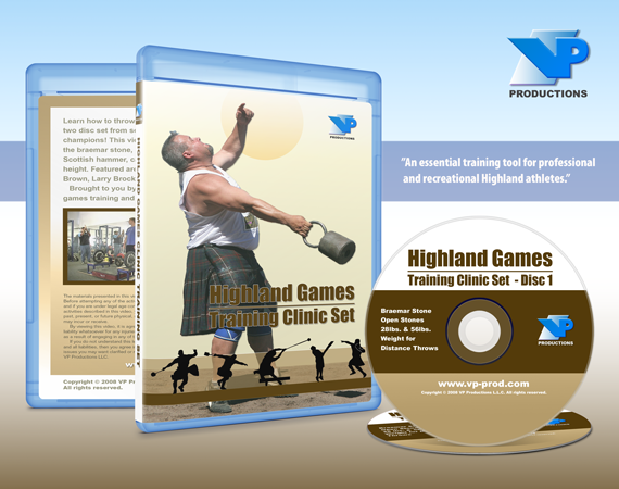 Scottish Highland Athlete Training DVD Packaging